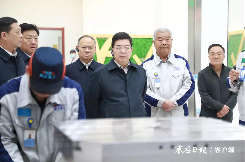 棗莊“工業(yè)強(qiáng)市產(chǎn)業(yè)興市”項(xiàng)目建設(shè)現(xiàn)場會(huì)走進(jìn)威達(dá)